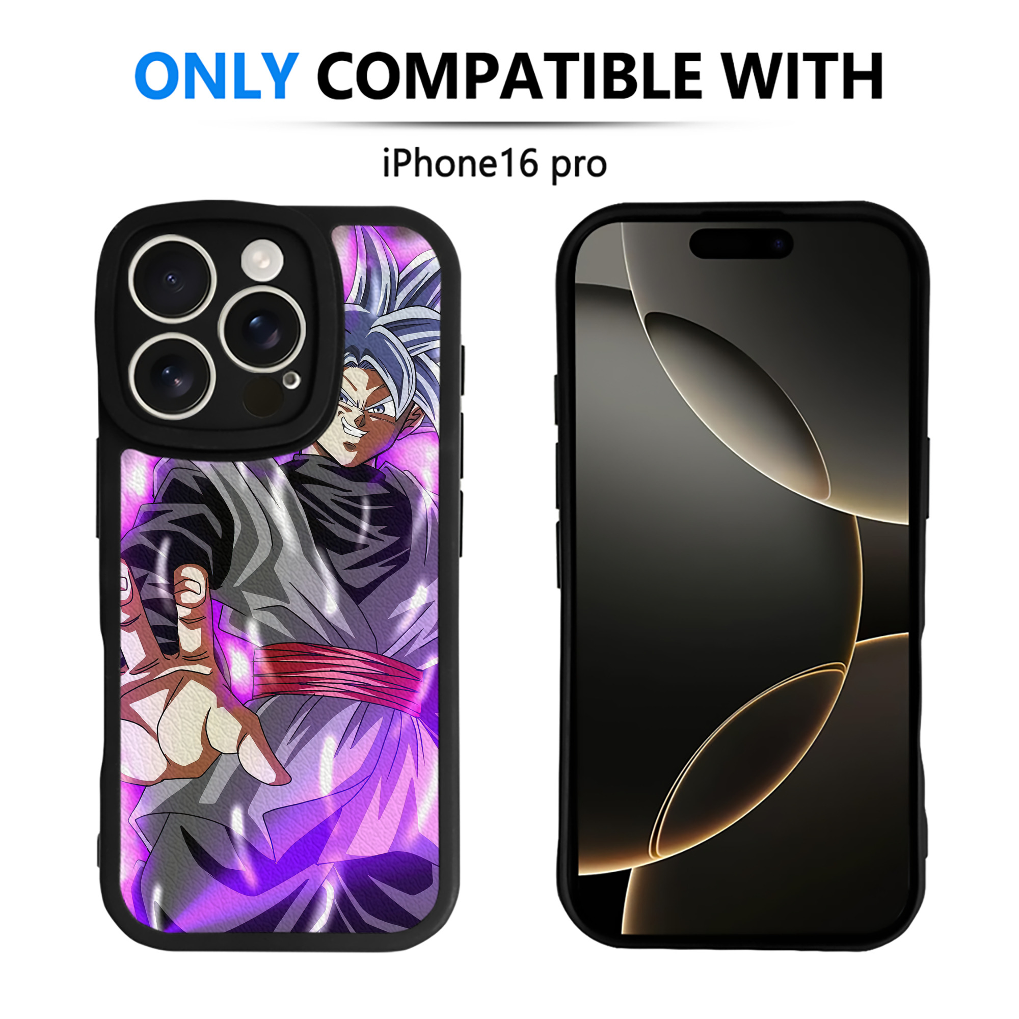 （画像用） ドラゴンボール DRAGON BALL 【iPhone 16シリーズ対応】シリコンスマホケース（レザー調） 材質：シリコン